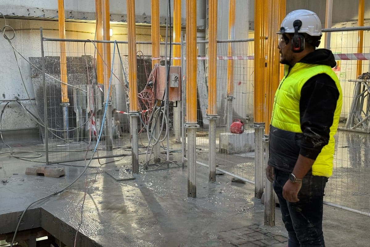 Concrete Cutting process